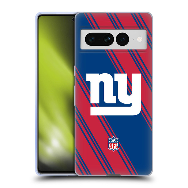 NFL New York Giants Artwork Stripes Soft Gel Case for Google Pixel 7 Pro