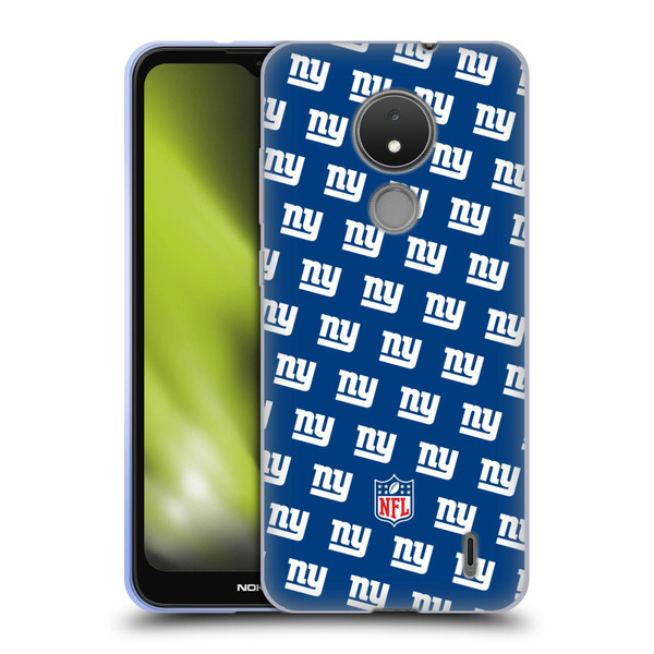 NFL New York Giants Artwork Patterns Soft Gel Case for Nokia C21