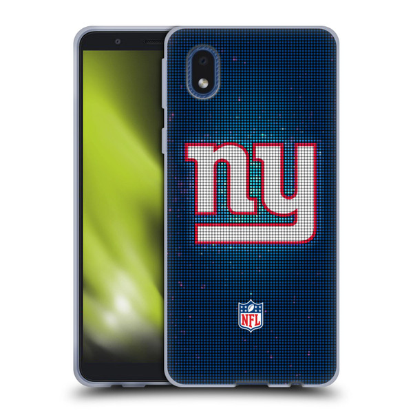 NFL New York Giants Artwork LED Soft Gel Case for Samsung Galaxy A01 Core (2020)