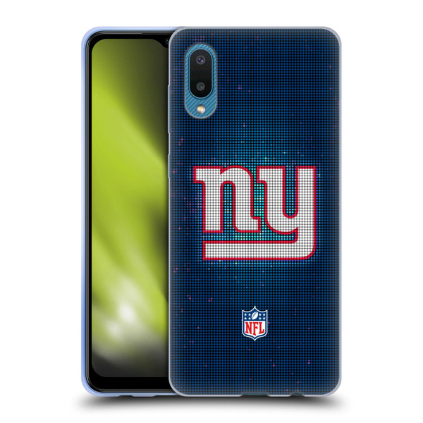 NFL New York Giants Artwork LED Soft Gel Case for Samsung Galaxy A02/M02 (2021)