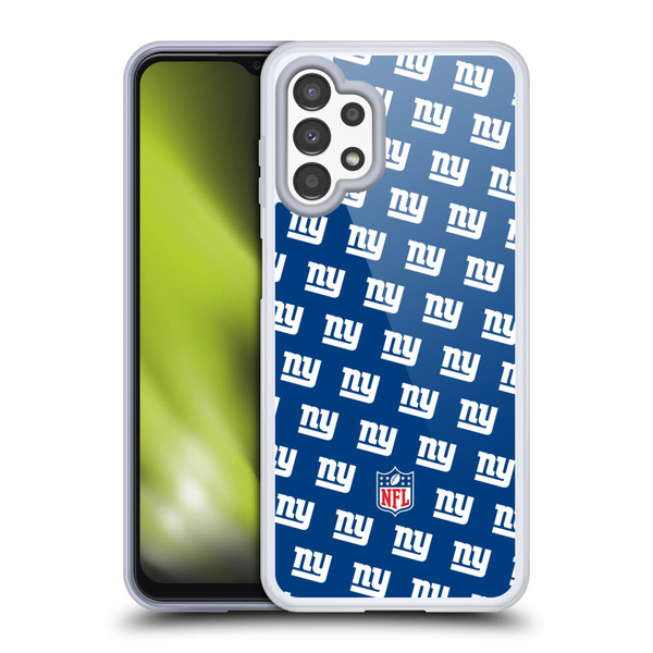 NFL New York Giants Artwork Patterns Soft Gel Case for Samsung Galaxy A13 (2022)
