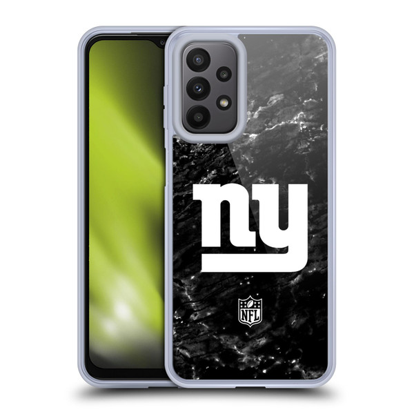 NFL New York Giants Artwork Marble Soft Gel Case for Samsung Galaxy A23 / 5G (2022)