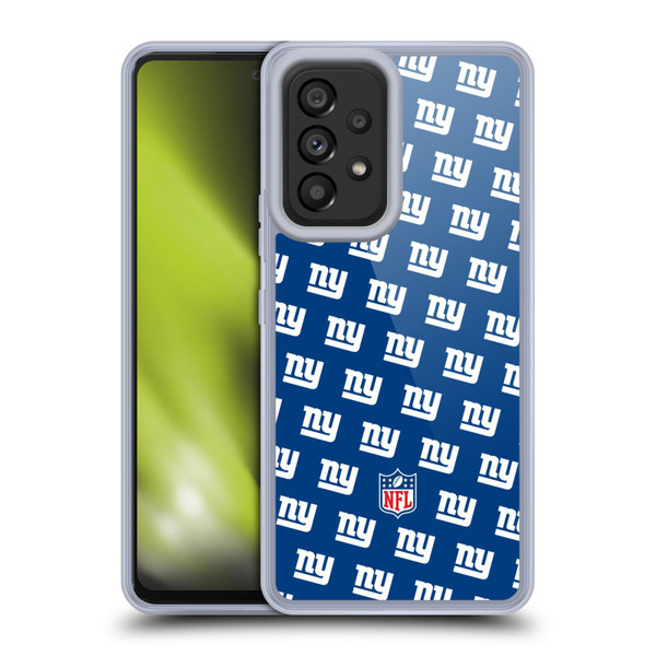 NFL New York Giants Artwork Patterns Soft Gel Case for Samsung Galaxy A53 5G (2022)