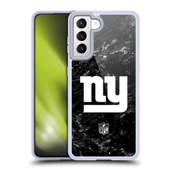 NFL New York Giants Artwork Marble Soft Gel Case for Samsung Galaxy S21 5G