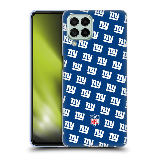 NFL New York Giants Artwork Patterns Soft Gel Case for Samsung Galaxy M53 (2022)