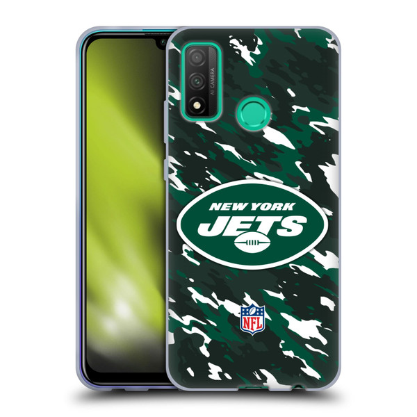 NFL New York Jets Logo Camou Soft Gel Case for Huawei P Smart (2020)