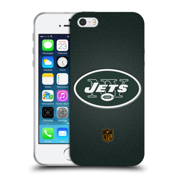 NFL New York Jets Logo Football Soft Gel Case for Apple iPhone 5 / 5s / iPhone SE 2016
