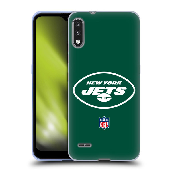 NFL New York Jets Logo Plain Soft Gel Case for LG K22