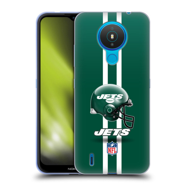 NFL New York Jets Logo Helmet Soft Gel Case for Nokia 1.4
