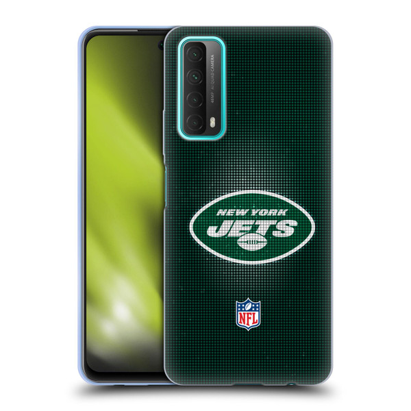 NFL New York Jets Artwork LED Soft Gel Case for Huawei P Smart (2021)