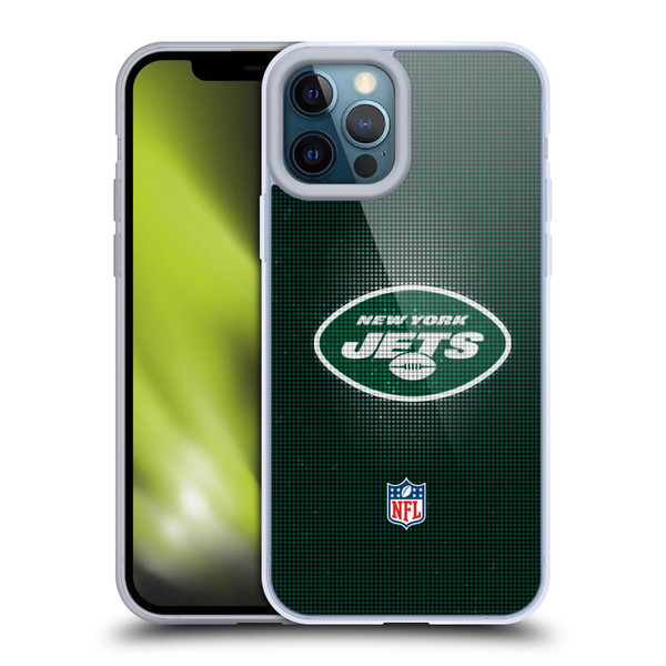 NFL New York Jets Artwork LED Soft Gel Case for Apple iPhone 12 Pro Max