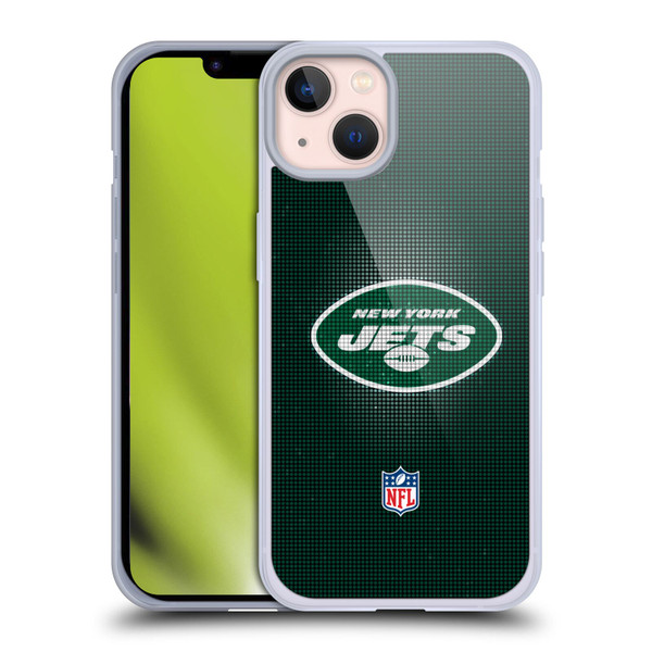 NFL New York Jets Artwork LED Soft Gel Case for Apple iPhone 13