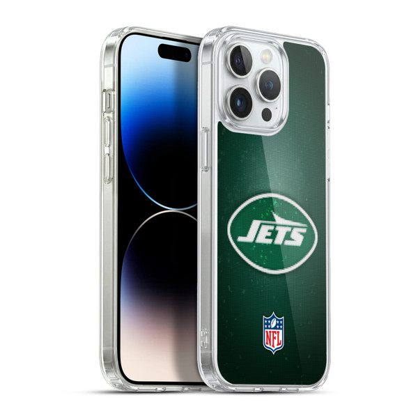 NFL New York Jets Artwork LED Soft Gel Case for Apple iPhone 13 Pro Max & MagSafe