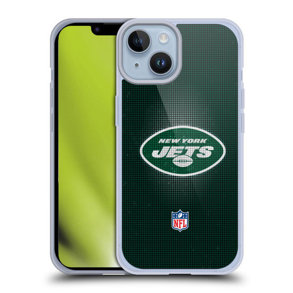 NFL New York Jets Artwork LED Soft Gel Case for Apple iPhone 14