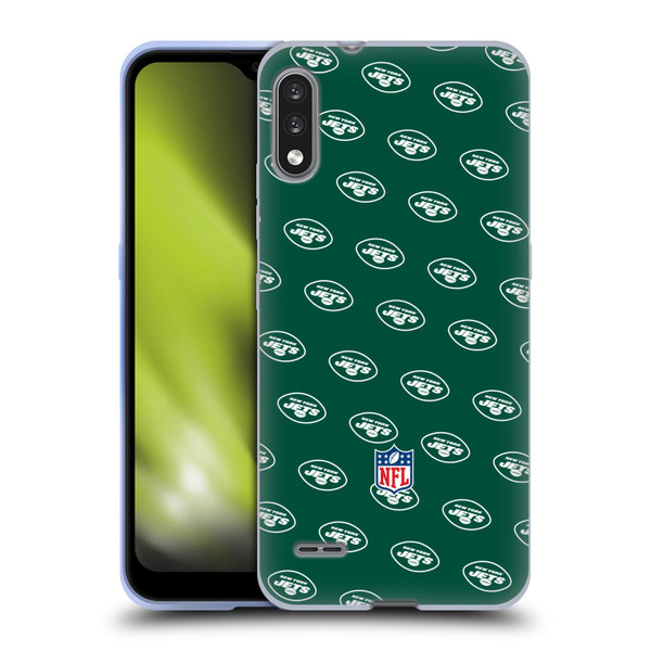 NFL New York Jets Artwork Patterns Soft Gel Case for LG K22