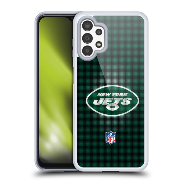 NFL New York Jets Artwork LED Soft Gel Case for Samsung Galaxy A13 (2022)