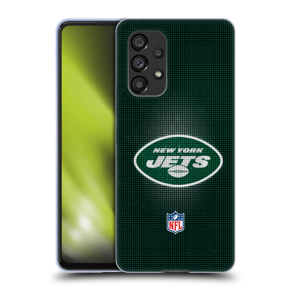 NFL New York Jets Artwork LED Soft Gel Case for Samsung Galaxy A53 5G (2022)