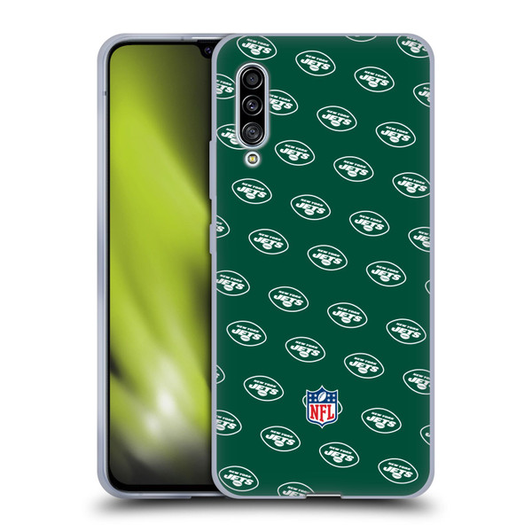NFL New York Jets Artwork Patterns Soft Gel Case for Samsung Galaxy A90 5G (2019)