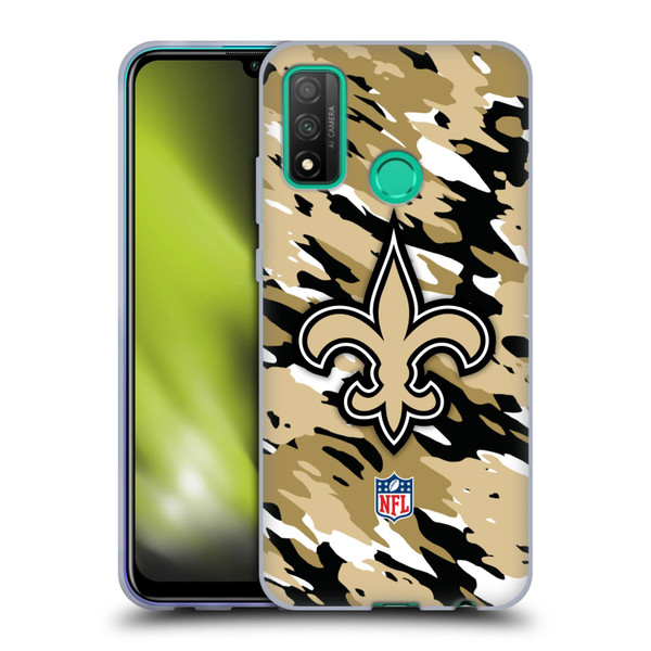 NFL New Orleans Saints Logo Camou Soft Gel Case for Huawei P Smart (2020)