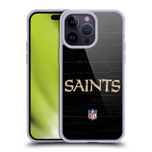 NFL New Orleans Saints Logo Distressed Look Soft Gel Case for Apple iPhone 14 Pro Max NFL New Orleans Saints Logo Distressed Look Soft Gel Case for Apple iPhone 14 Pro Max