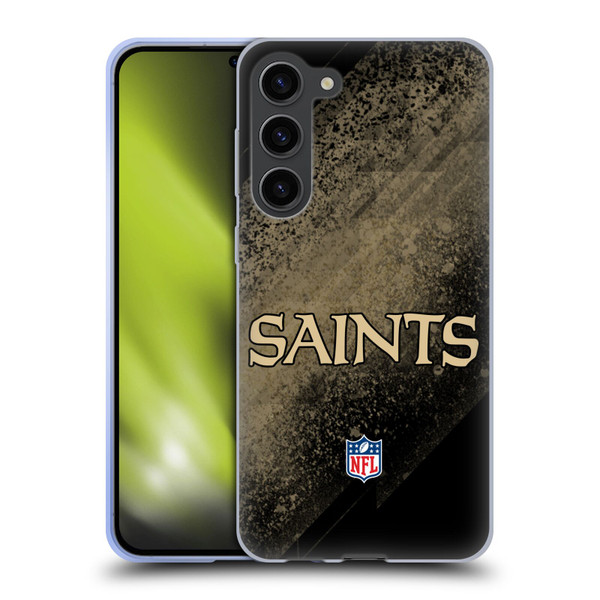NFL New Orleans Saints Logo Blur Soft Gel Case for Samsung Galaxy S23+ 5G