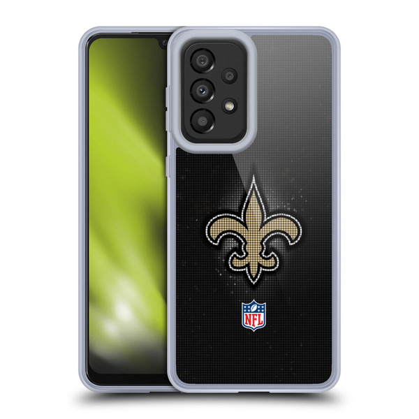 NFL New Orleans Saints Artwork LED Soft Gel Case for Samsung Galaxy A33 5G (2022)