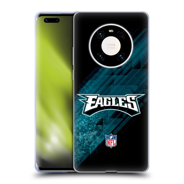 NFL Philadelphia Eagles Logo Blur Soft Gel Case for Huawei Mate 40 Pro 5G