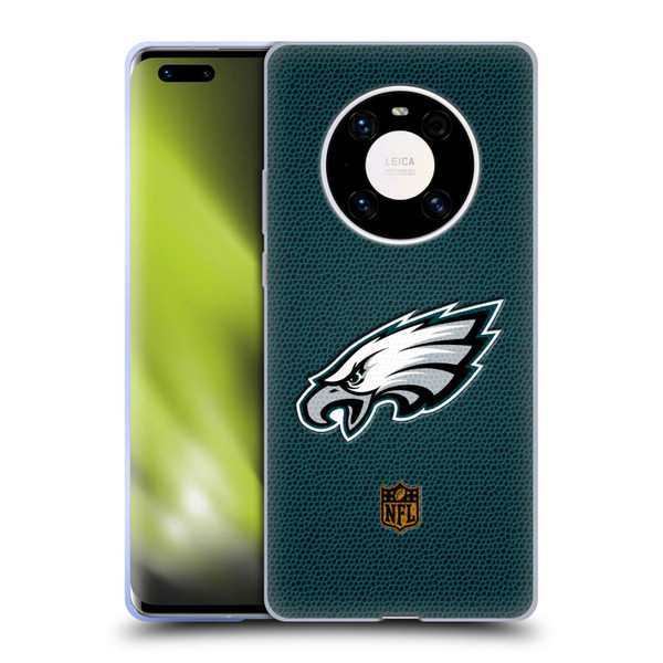 NFL Philadelphia Eagles Logo Football Soft Gel Case for Huawei Mate 40 Pro 5G