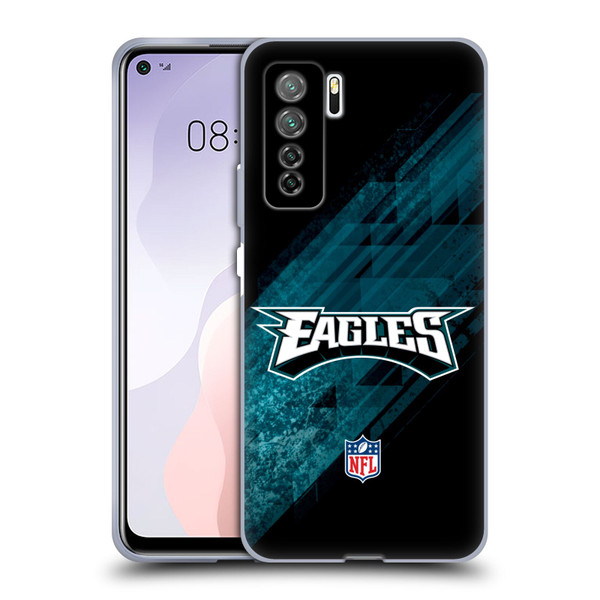 NFL Philadelphia Eagles Logo Blur Soft Gel Case for Huawei Nova 7 SE/P40 Lite 5G