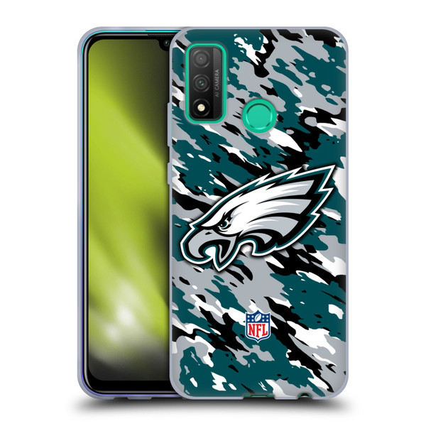 NFL Philadelphia Eagles Logo Camou Soft Gel Case for Huawei P Smart (2020)