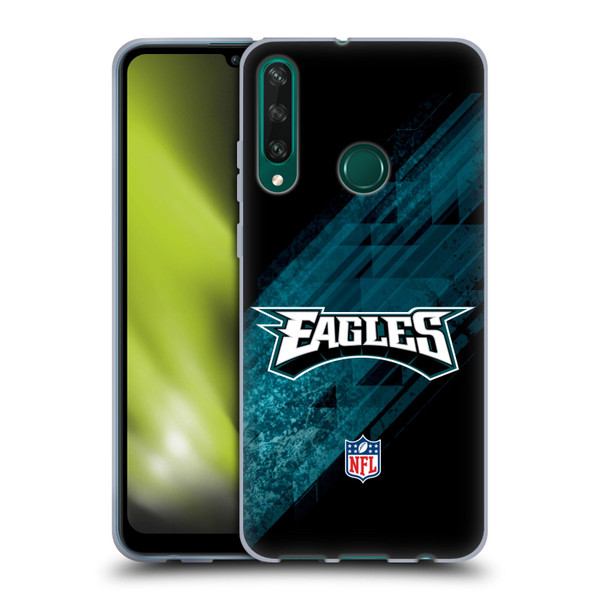 NFL Philadelphia Eagles Logo Blur Soft Gel Case for Huawei Y6p