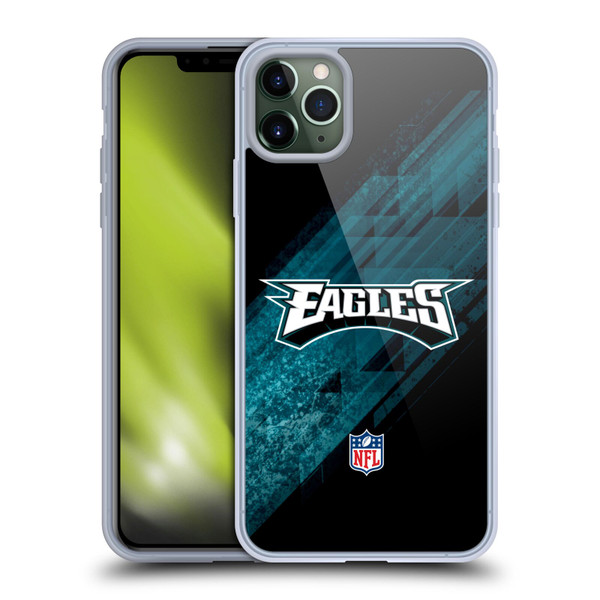 NFL Philadelphia Eagles Logo Blur Soft Gel Case for Apple iPhone 11 Pro Max