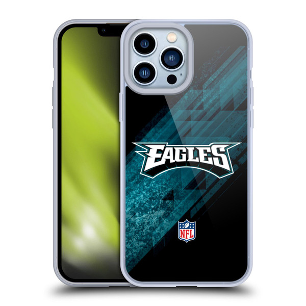 NFL Philadelphia Eagles Logo Blur Soft Gel Case for Apple iPhone 13 Pro Max