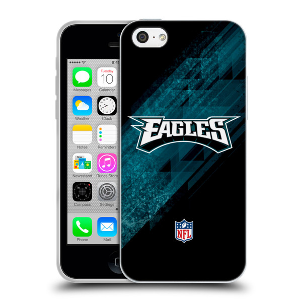 NFL Philadelphia Eagles Logo Blur Soft Gel Case for Apple iPhone 5c