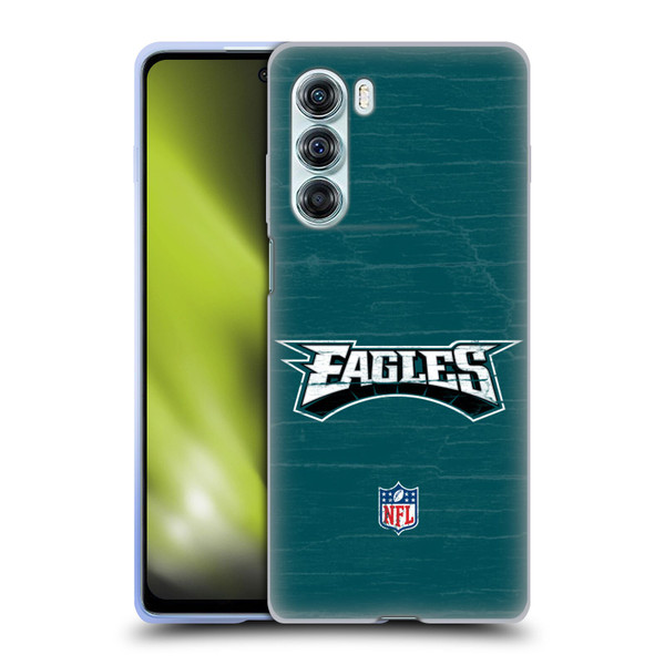 NFL Philadelphia Eagles Logo Distressed Look Soft Gel Case for Motorola Edge S30 / Moto G200 5G