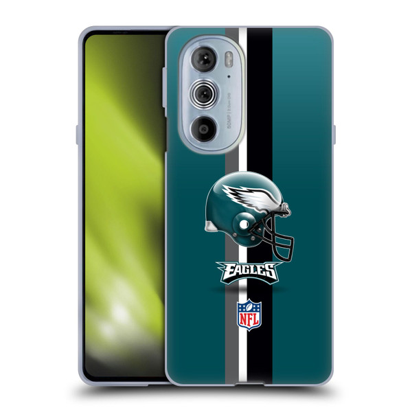 NFL Philadelphia Eagles Logo Helmet Soft Gel Case for Motorola Edge X30