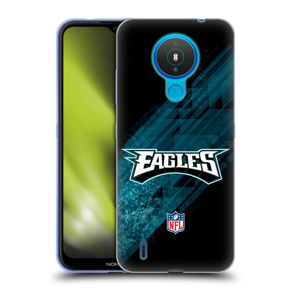 NFL Philadelphia Eagles Logo Blur Soft Gel Case for Nokia 1.4