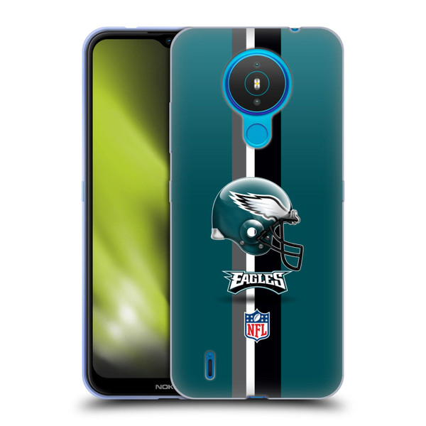 NFL Philadelphia Eagles Logo Helmet Soft Gel Case for Nokia 1.4
