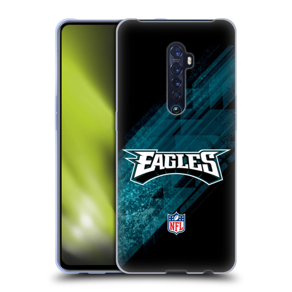 NFL Philadelphia Eagles Logo Blur Soft Gel Case for OPPO Reno 2