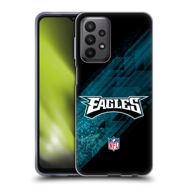 NFL Philadelphia Eagles Logo Blur Soft Gel Case for Samsung Galaxy A23 / 5G (2022)