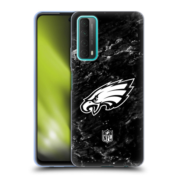 NFL Philadelphia Eagles Artwork Marble Soft Gel Case for Huawei P Smart (2021)