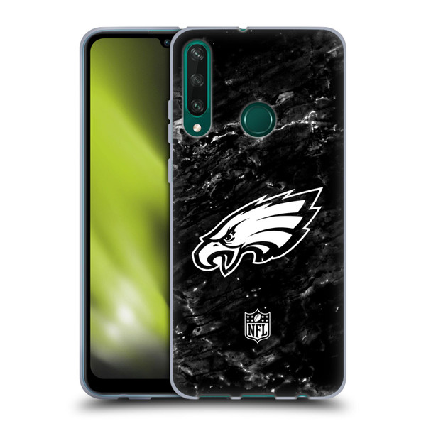 NFL Philadelphia Eagles Artwork Marble Soft Gel Case for Huawei Y6p