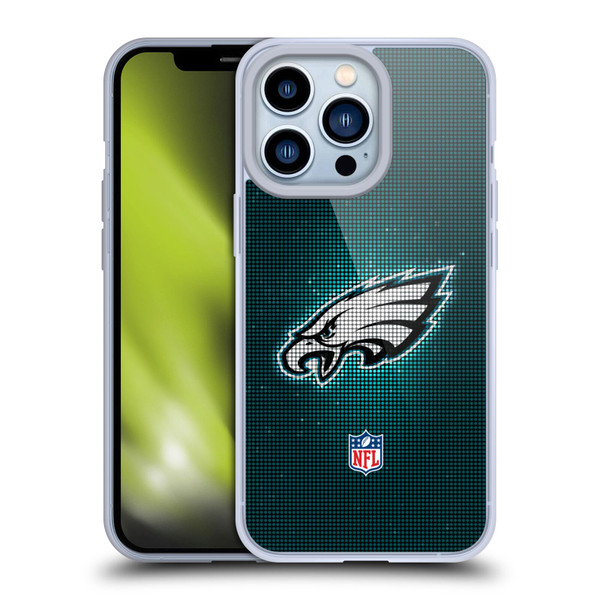 NFL Philadelphia Eagles Artwork LED Soft Gel Case for Apple iPhone 13 Pro