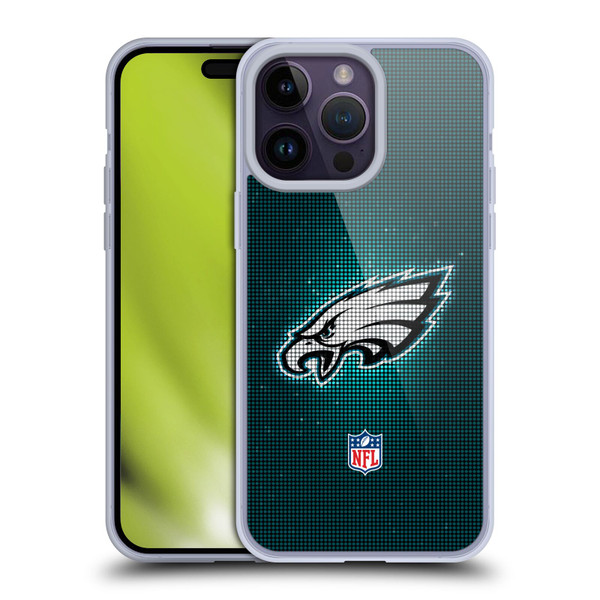 NFL Philadelphia Eagles Artwork LED Soft Gel Case for Apple iPhone 14 Pro Max