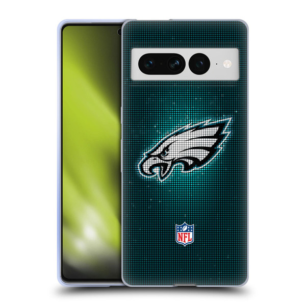 NFL Philadelphia Eagles Artwork LED Soft Gel Case for Google Pixel 7 Pro