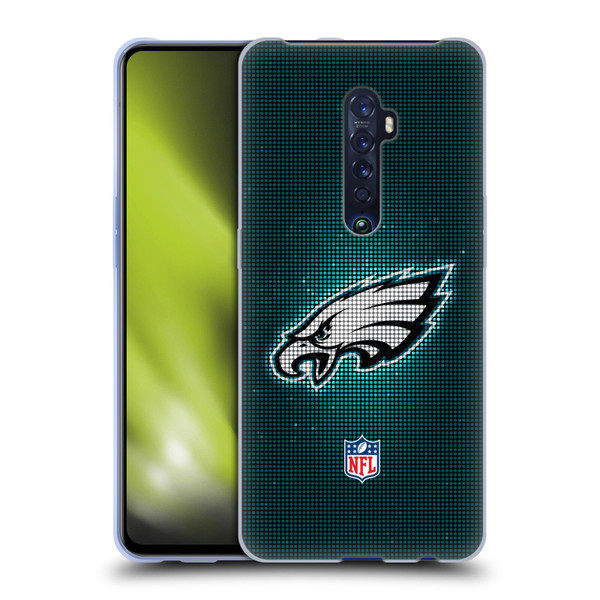 NFL Philadelphia Eagles Artwork LED Soft Gel Case for OPPO Reno 2
