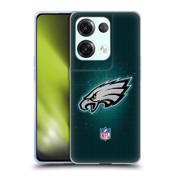 NFL Philadelphia Eagles Artwork LED Soft Gel Case for OPPO Reno8 Pro