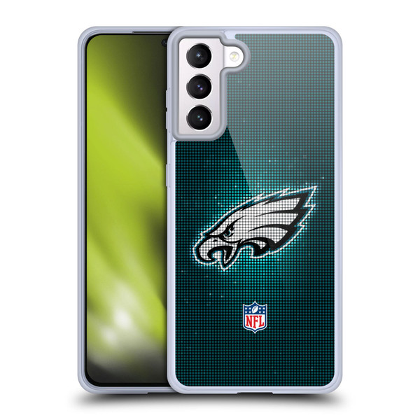 NFL Philadelphia Eagles Artwork LED Soft Gel Case for Samsung Galaxy S21+ 5G