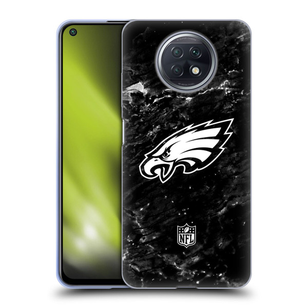 NFL Philadelphia Eagles Artwork Marble Soft Gel Case for Xiaomi Redmi Note 9T 5G