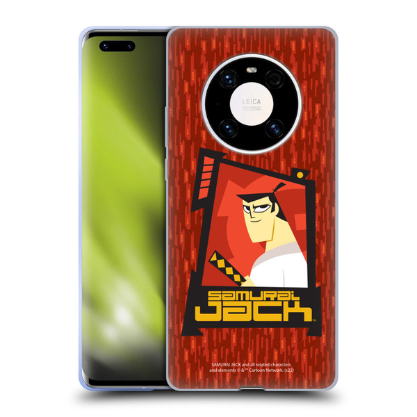 Samurai Jack Graphics Character Art 2 Soft Gel Case for Huawei Mate 40 Pro 5G